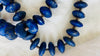 Lapis Lazuli Long Beaded Necklace. - Aadya Bazaar