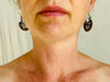 Oaxacan Filigree Earrings. Media Luna Hoops. Sterling Silver. Mexico. Frida Kahlo