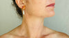 Amber Post Earrings. Sterling Silver. Atelier Aadya. 0464
