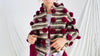 Wool Shawl. Pom Poms & Tassels. Mayan. Chamula. Mexico