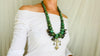 Jade Chachal Beaded Necklace. Guatemalita. - Aadya Bazaar