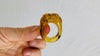 Amber Flower Ring. Gorgeous. Size 8.75