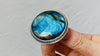 Fiery Oversized Labradorite Ring. Gorgeous Blue. Size 4.75. 0165