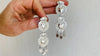 Taxco Silver Sacred Heart Earrings. Sterling Silver. Mexico. Frida Kahlo