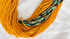 Multi-Strand Necklace. Glass, Turquoise and Silver. 0509