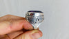 Stupendous Amethyst Botanicals Ring. Size 8. 0761