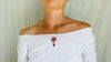 Alebrije Heart & Antique Pearl Choker Necklace. Oaxaca, Mexico. - Aadya Bazaar