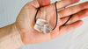 Quartz Pendant Necklace. Sterling Silver