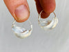 Fulani Gold Earrings. African. Small Hoops - Aadya Bazaar