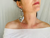 Sacred Heart Silver Earrings. Oaxaca . Mexico. Frida Kahlo