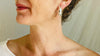 Fat Hoop Earrings. Sterling Silver. Atelier Aadya - Aadya Bazaar