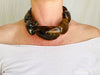 Large Amber Natural Nugget Beaded Choker Necklace. Mexican Amber. - Aadya Bazaar