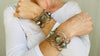 Tribal Kuchi Spike Cuff Bracelet PAIR. Punk Goth Boho.