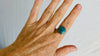 Turquoise and Silver Ring. Size 7.5. 0342