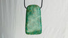 Mayan Green Jade Pendant. Hand-Carved Adze. Guatemala.