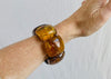 Amber Beaded Bracelet. Mexican Amber. Chunky.