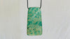 Mayan Green Jade & Amber Pendant. Hand-Carved. Guatemala. - Aadya Bazaar