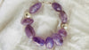 Amethyst & Silver Necklace. Sterling Silver.