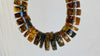 Huge Amber Heishi Beaded Necklace. Mexican Amber. ***IN COMPLIANCE with Etsy Regulations***