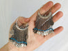 Vintage Uzbek Bukhara Silver Earrings.