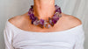 Amethyst Silver Necklace. Highest Quality Amethyst