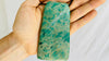 Mayan Green Jade & Amber Pendant. Hand-Carved. Guatemala. - Aadya Bazaar
