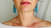 Oaxacan Filigree Earrings. Turquoise. Sterling Silver. Mexico. Frida Kahlo