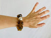 Amber Beaded Bracelet. Taxco Sterling Bead. Chunky - Aadya Bazaar