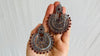 Vintage Oaxacan Filigree Earrings. Amethyst. Sterling Silver. Mexico. Frida Kahlo