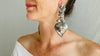 Sacred Heart & Dove Earrings. Oaxaca . Mexico. Frida Kahlo