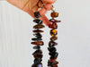 Huge Red Amber Necklace. Amber and Sterling Silver. - Aadya Bazaar