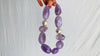 Amethyst & Silver Necklace. Sterling Silver.
