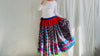 Vintage Banjara Embroidered Drawstring Skirt. 0188