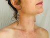 Vintage Uzbek Bukhari Earrings. Silver & Coral - Aadya Bazaar