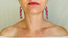 Carved Gourd Earrings. Sterling Silver. Oaxaca, Mexico.