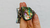 Gorgeous Abalone Bracelet. Sterling Silver. Chunky.