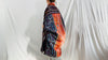 Vintage Hmong Indigo Wrap Shrug. Indigo Batik, Embroidered, Applique. Repurposed