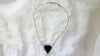 Serpentine Pendant on Silver Chain. Guatemalan Jade