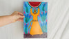 Folk Art Painting by the Lorenzo Family. Mexico. Jaguar and Watermelon. - Aadya Bazaar