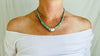 Natural Turquoise Necklace. Santo Domingo. Kewa. Native American. 0329