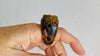 Amber Flower Ring. Gorgeous. Size 9.5. 0396