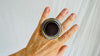 Onyx Ring. Adjustable. - Aadya Bazaar