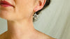 Fine Silver Flower Earrings from the Karen Hill Tribe of Thailand. 0324