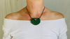 Imperial Jade Pendant on Silver Chain. Guatemalan Jade