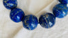 Lapis Beaded Necklace. Huge Spheres - Aadya Bazaar