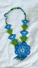 Huichol Beaded Flower Necklace.