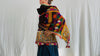 Vintage Rabari Wool Shawl & Throw. Mirror Work. Embroidered 0183