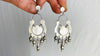 Vintage Oaxacan Silver Earrings. Mexico. Frida Kahlo - Aadya Bazaar