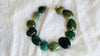 Green Jasper Necklace. Choker.