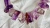 Amethyst Silver Necklace. Highest Quality Amethyst